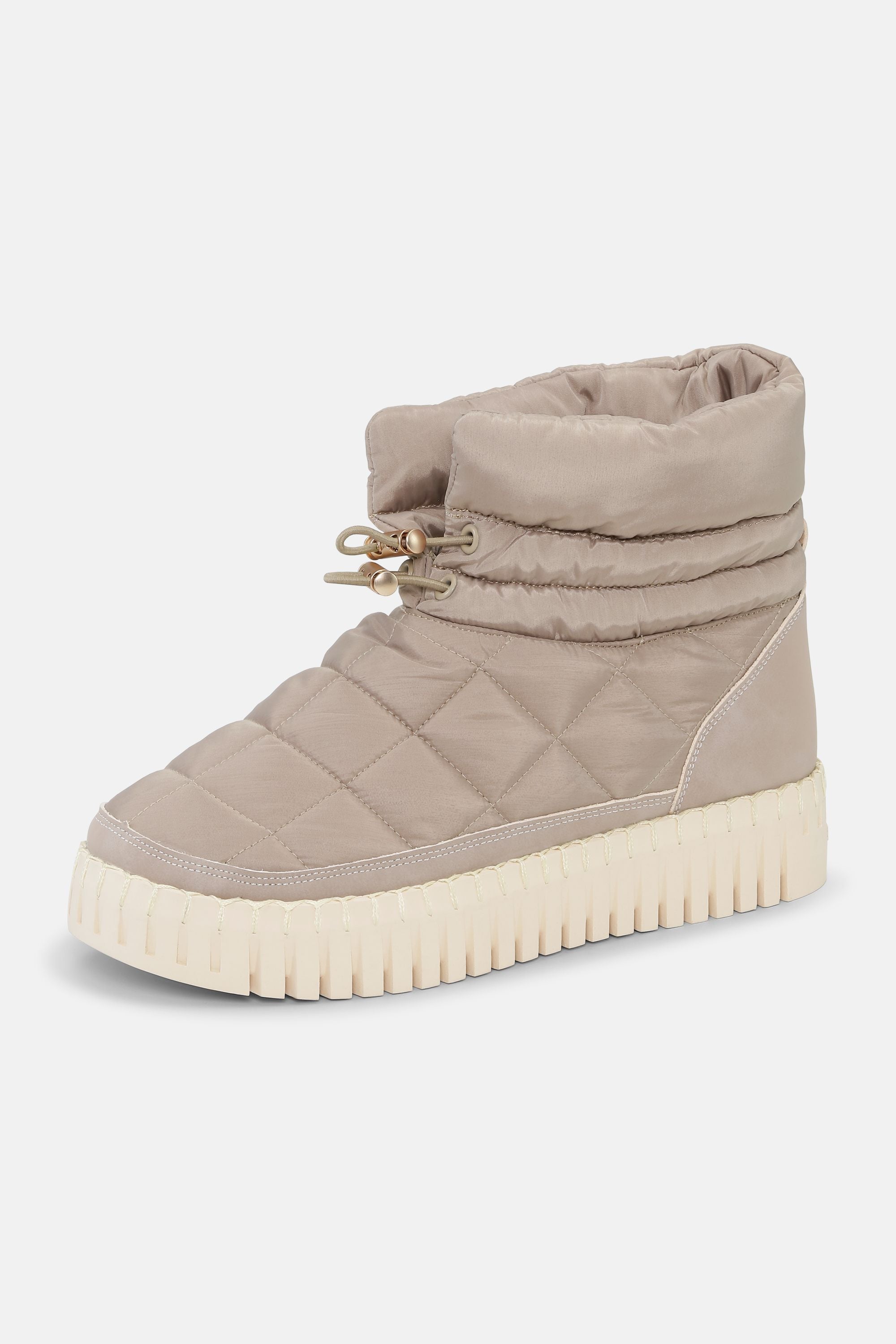 Tulip Padded Winter Boot - Wheat Pearled Ivory